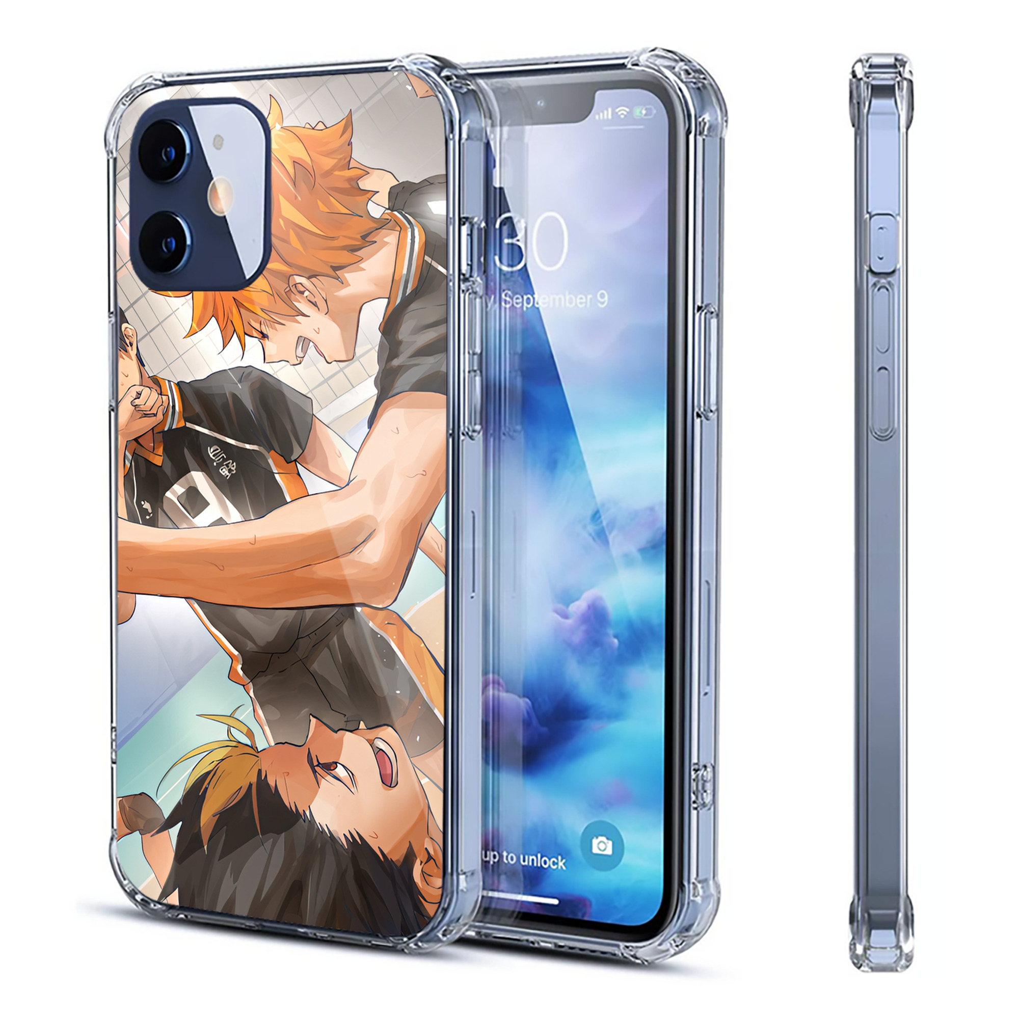 （画像用） ハイキュー!! Haikyu!! 【iPhone 12シリーズ対応】透明スマホケース（クリアソフトケース）